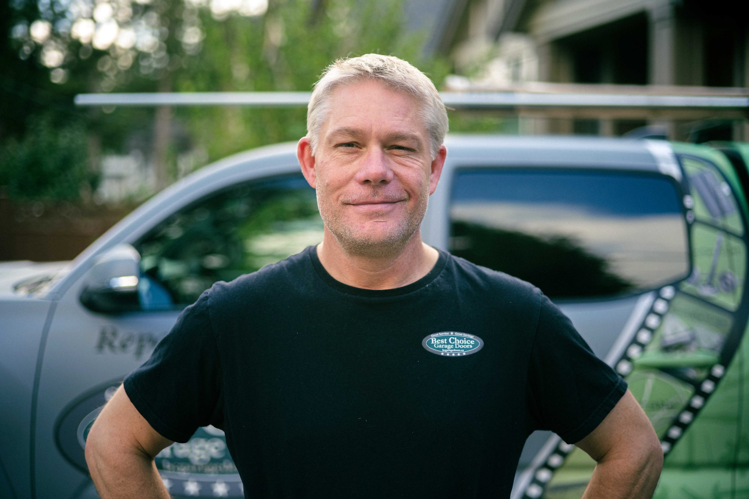 Best Choice Garage Doors technician at work